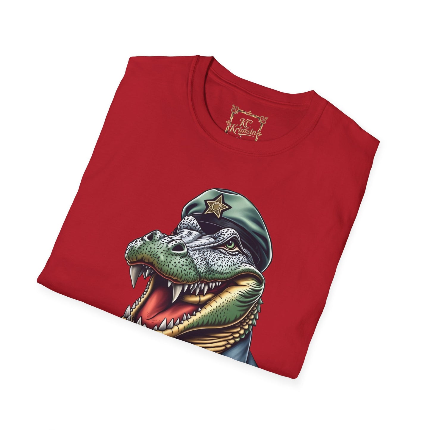 Alligator Alcatraz tee, by KC KRIMSIN Unisex Softstyle T-Shirt