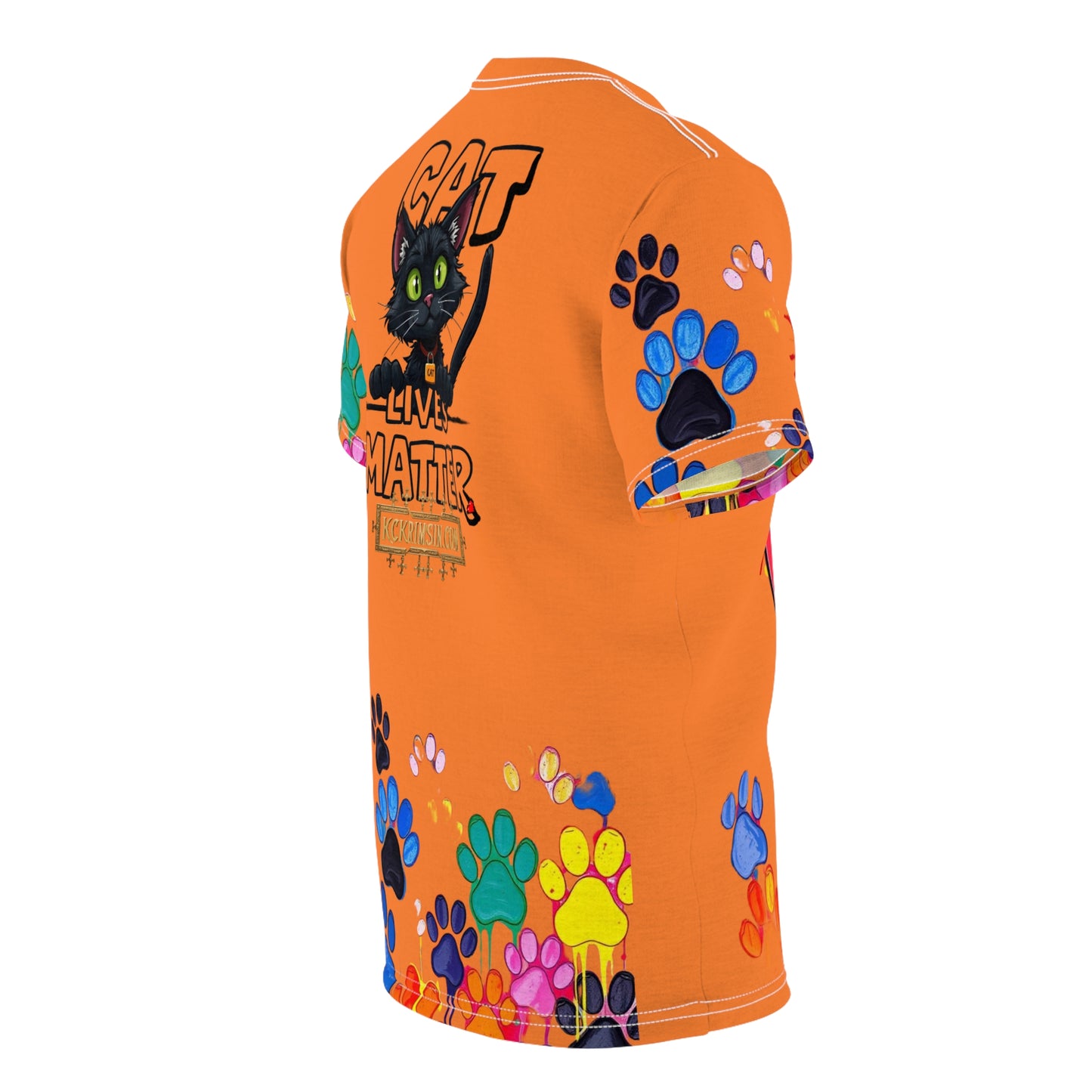 Cat Lives Matter graphic Tee (AOP)