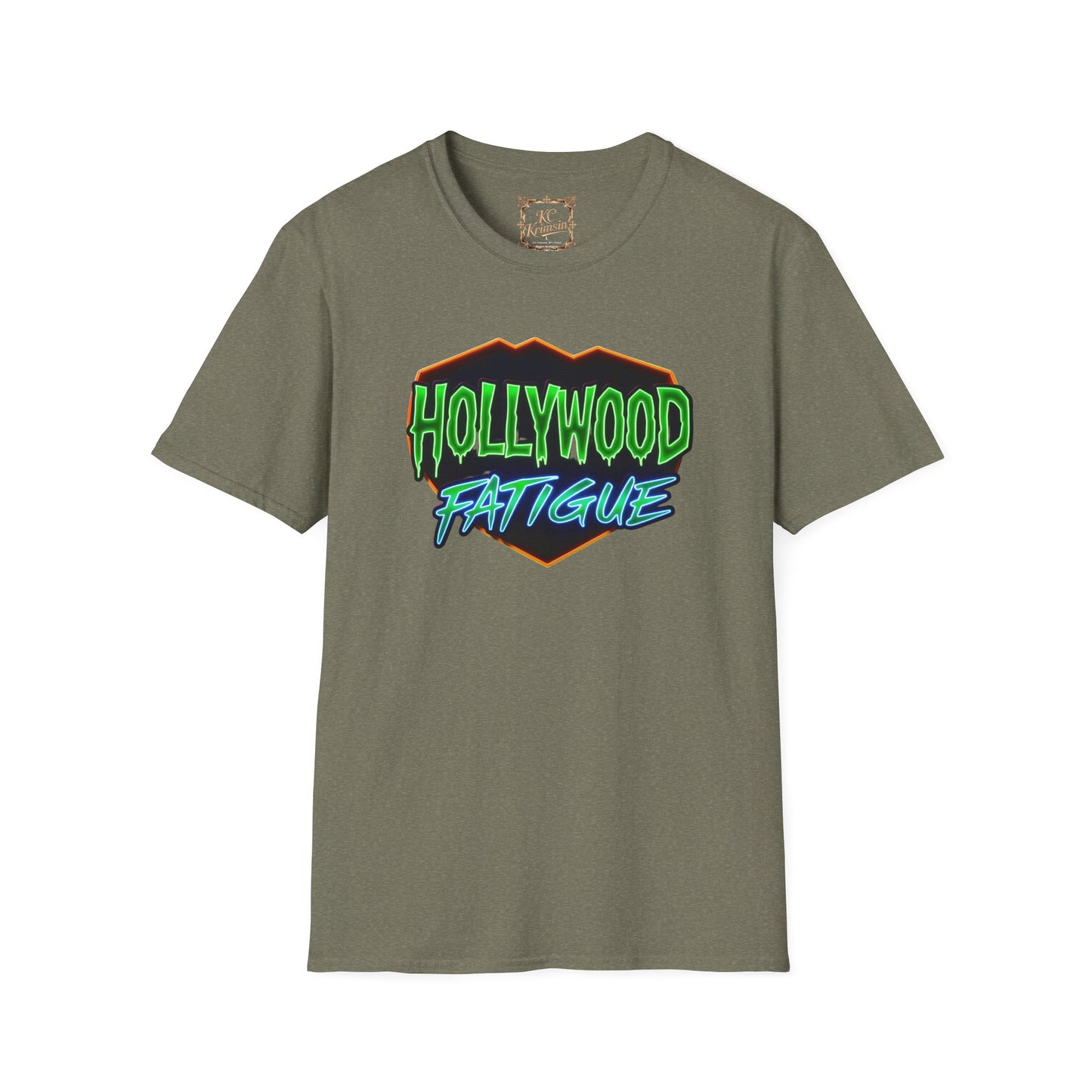 Hollywood Fatigue (tired of celebrities) tee, Unisex Softstyle T-Shirt