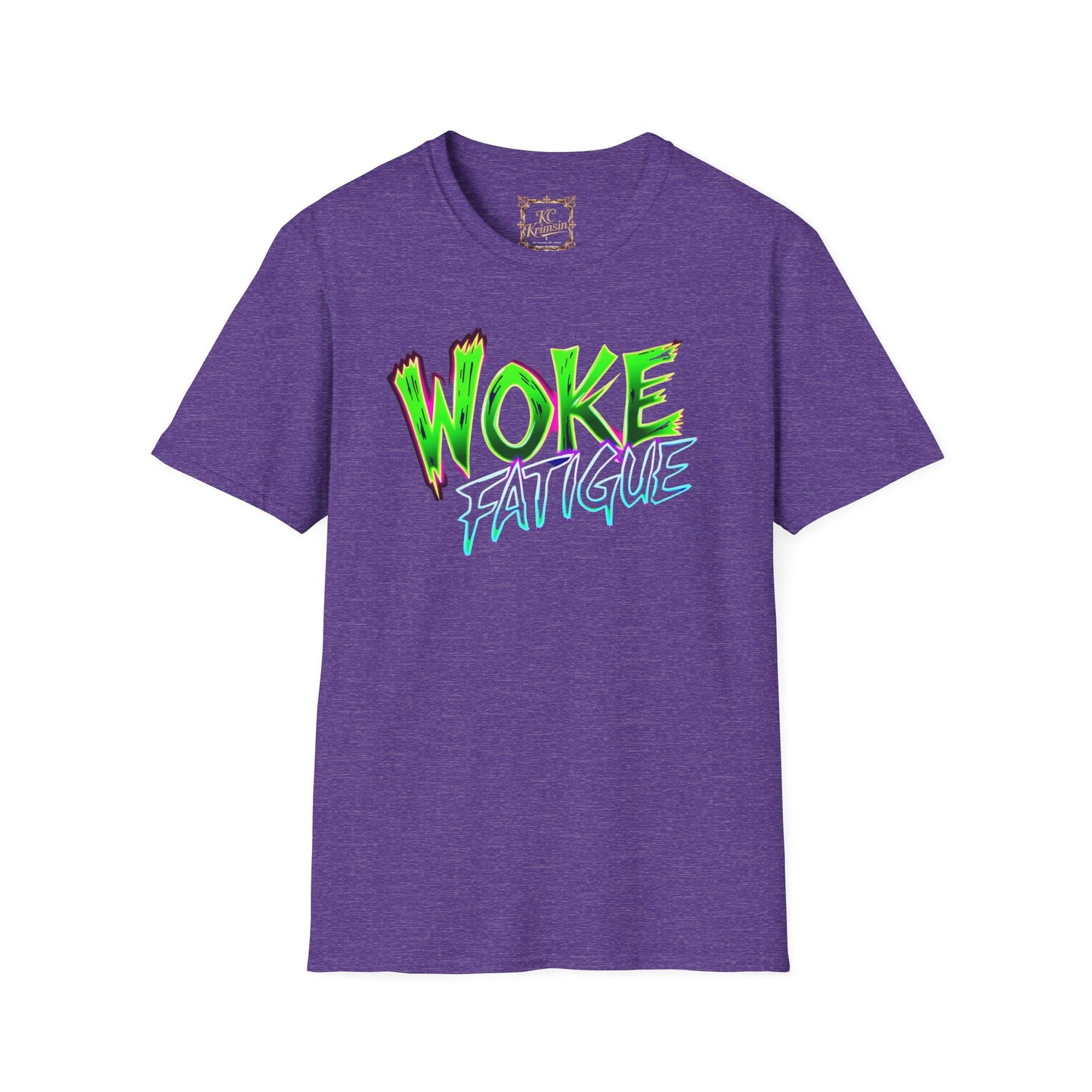 WOKE FATIGUE tee, Unisex Softstyle T-Shirt