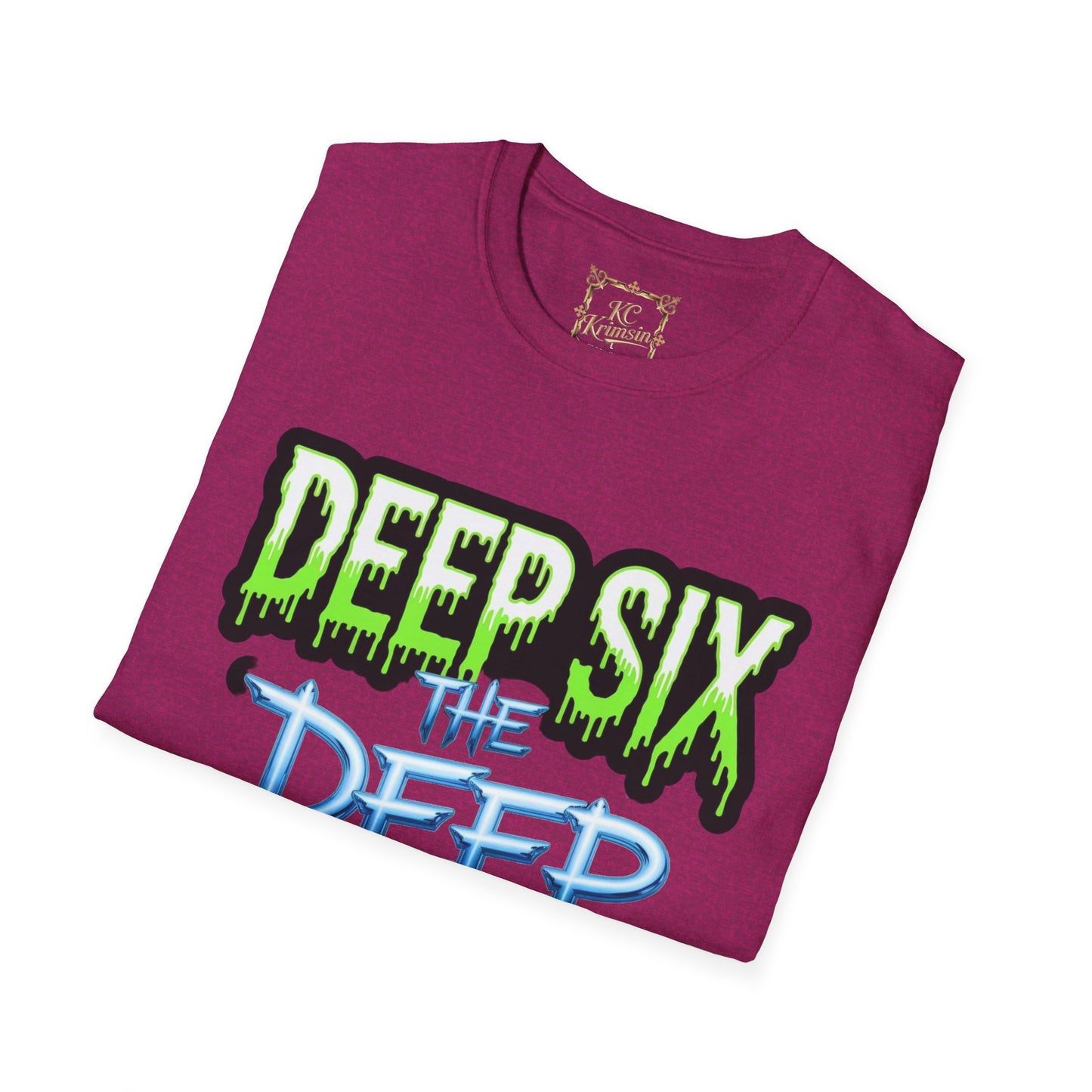 DEEP SIX the DEEP STATE  tee, Unisex Softstyle T-Shirt