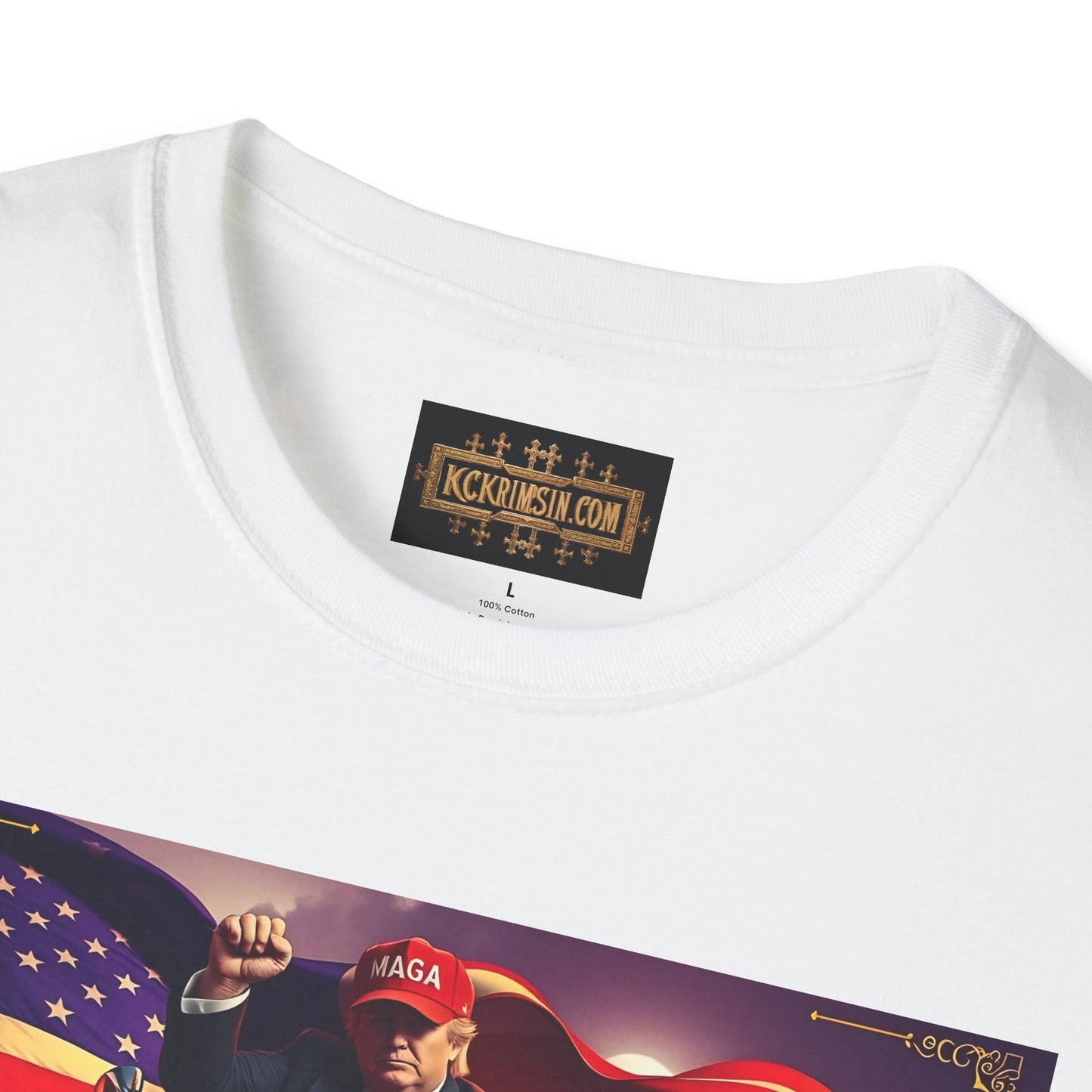 Graphic Tee - Donald Trump Fight for Freedom Motorcycle Shirt by KC KRIMSIN (Copy)