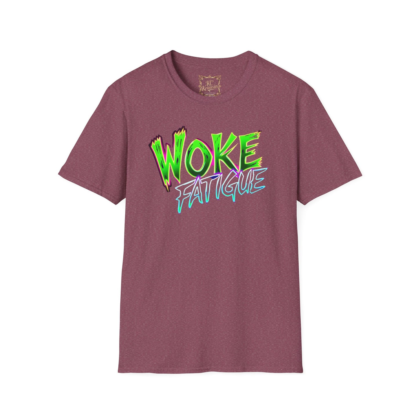 WOKE FATIGUE tee, Unisex Softstyle T-Shirt