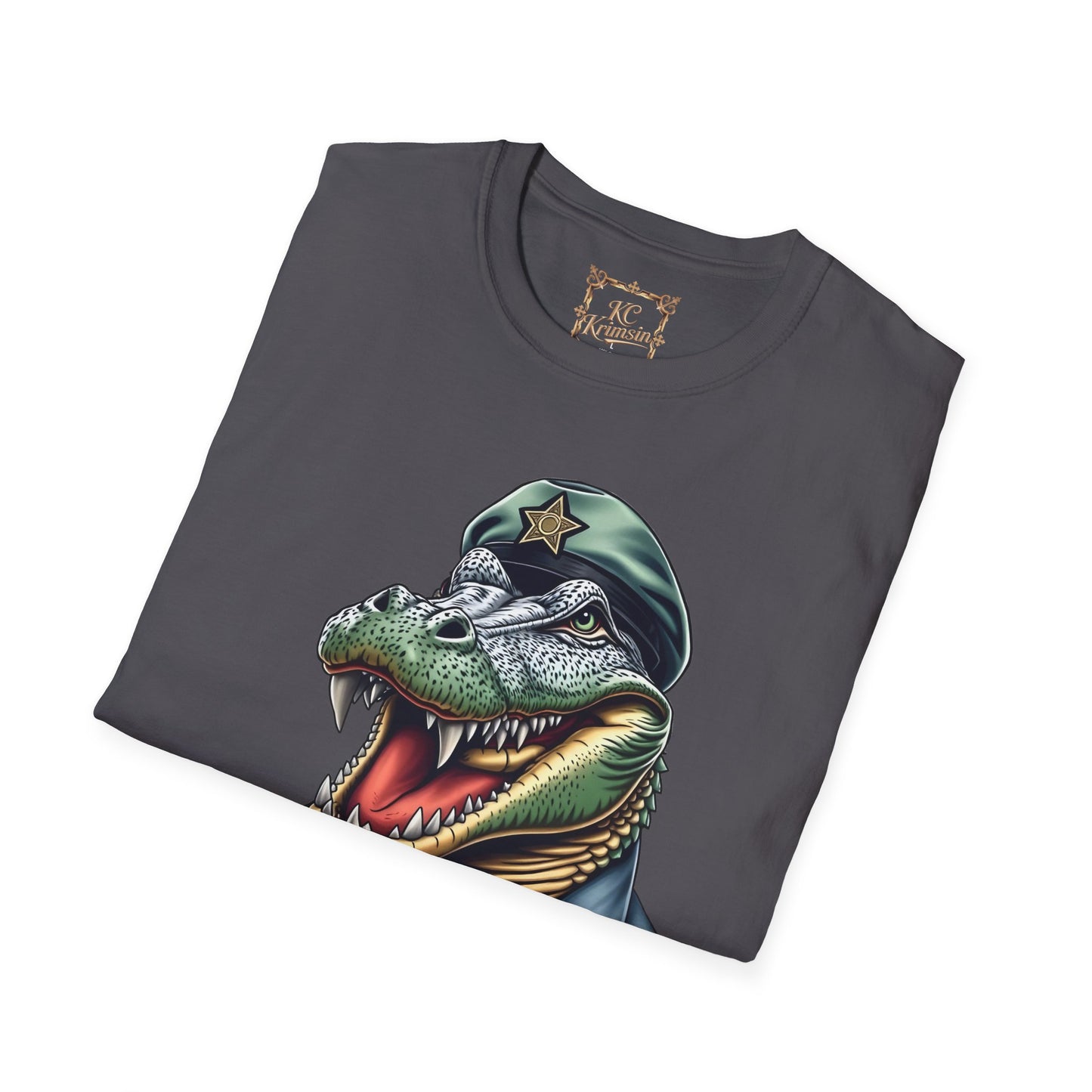 Alligator Alcatraz tee, by KC KRIMSIN Unisex Softstyle T-Shirt