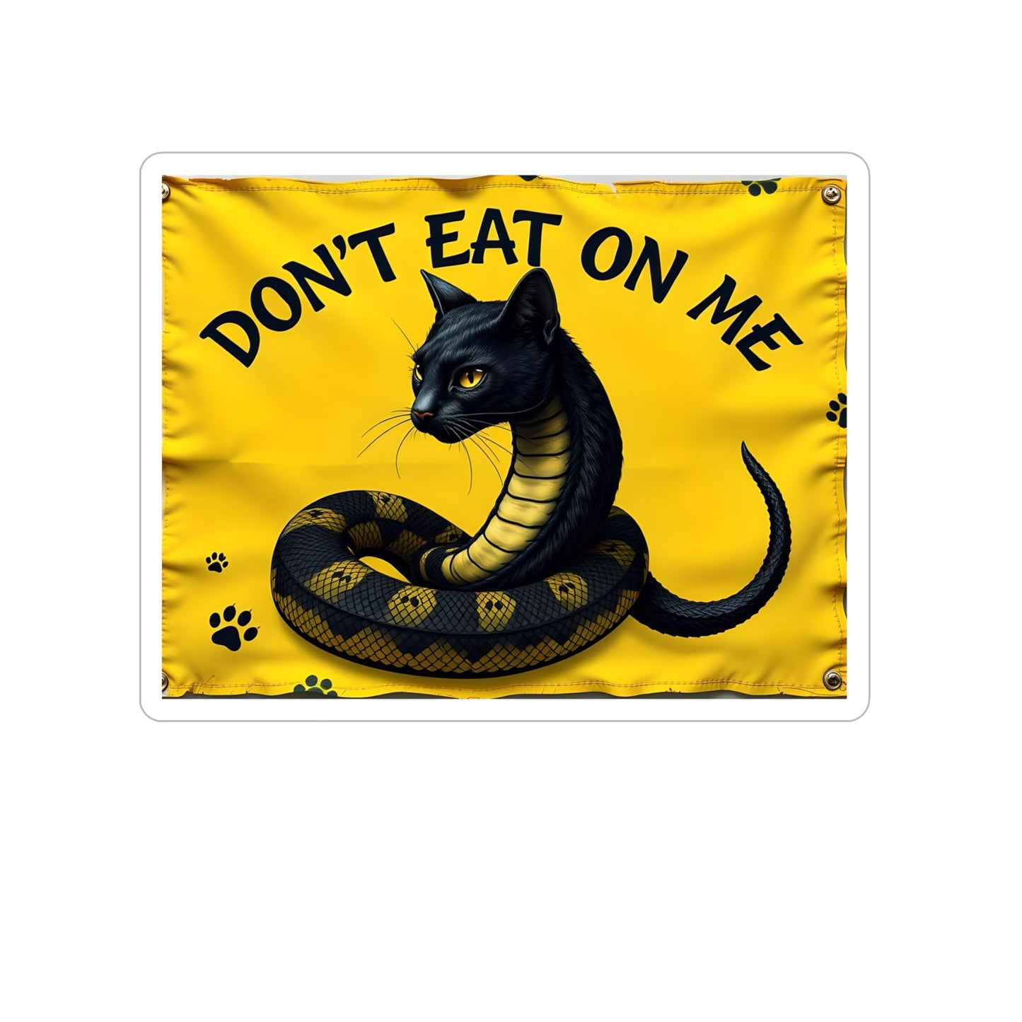 Stickers - Ohio Pet Crisis Gadsden Flag Cat Design