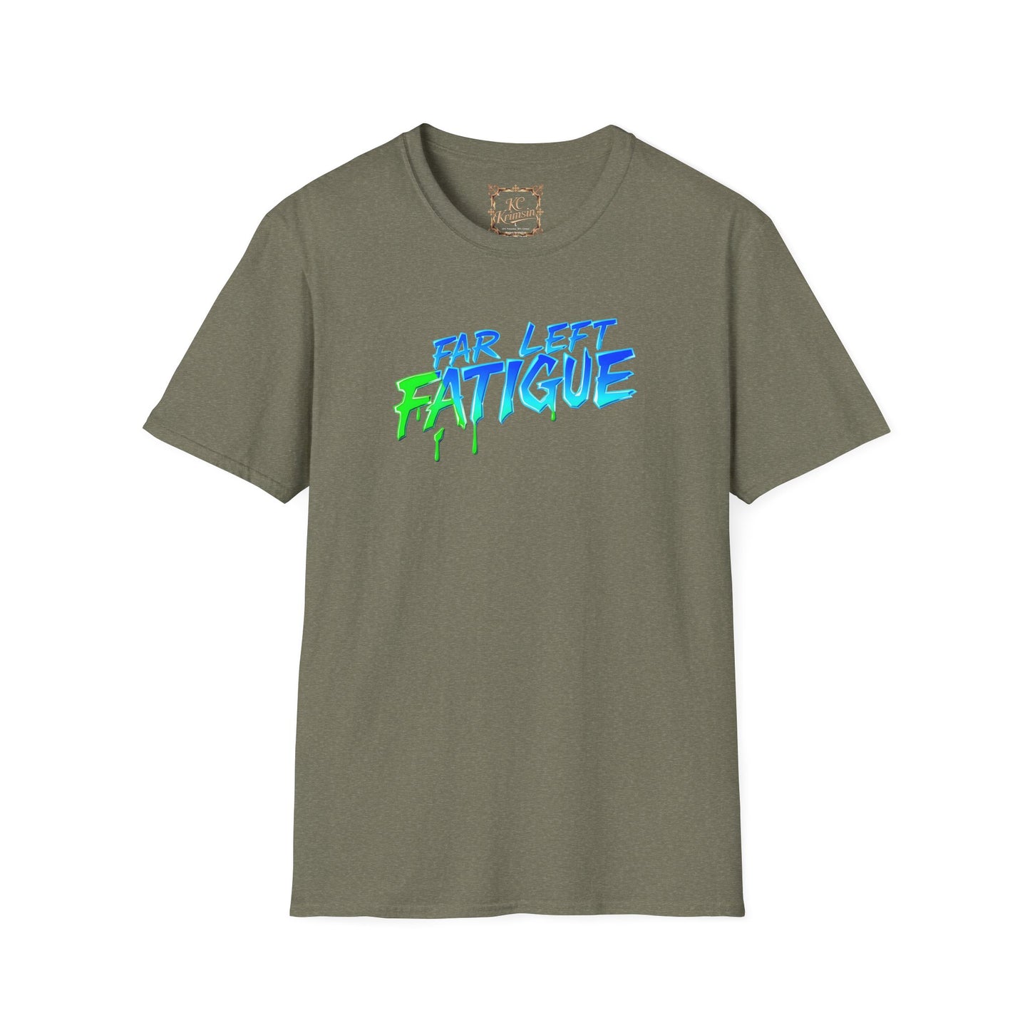 Far Left Fatigue  tee, Unisex Softstyle T-Shirt