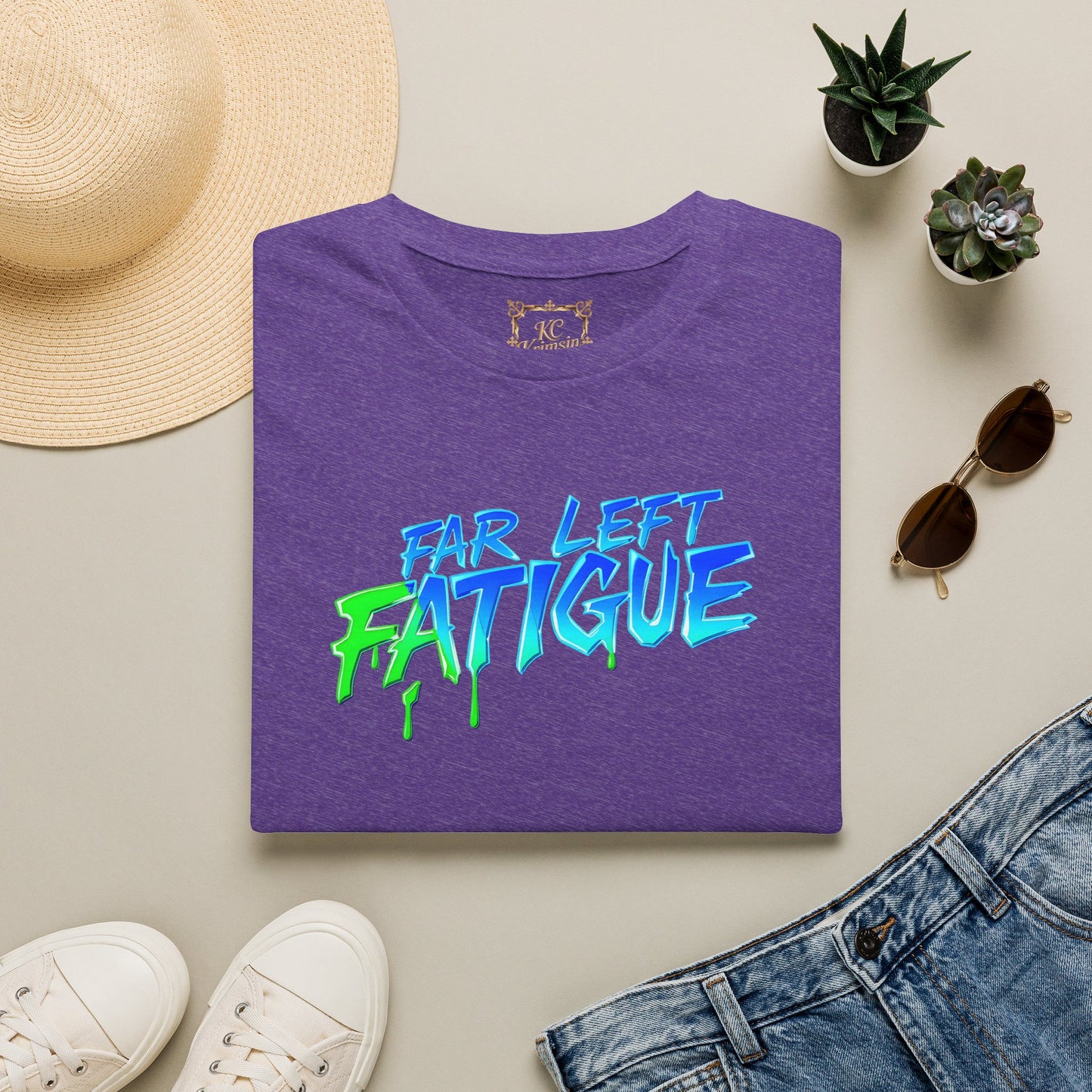 Far Left Fatigue  tee, Unisex Softstyle T-Shirt