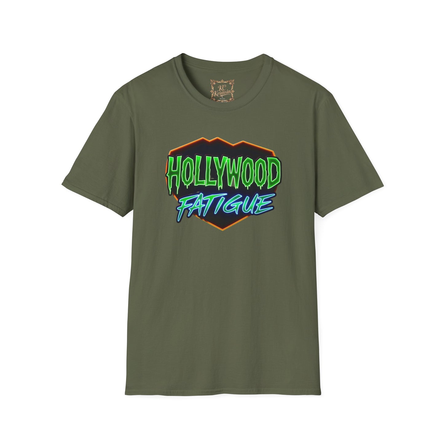 Hollywood Fatigue (tired of celebrities) tee, Unisex Softstyle T-Shirt