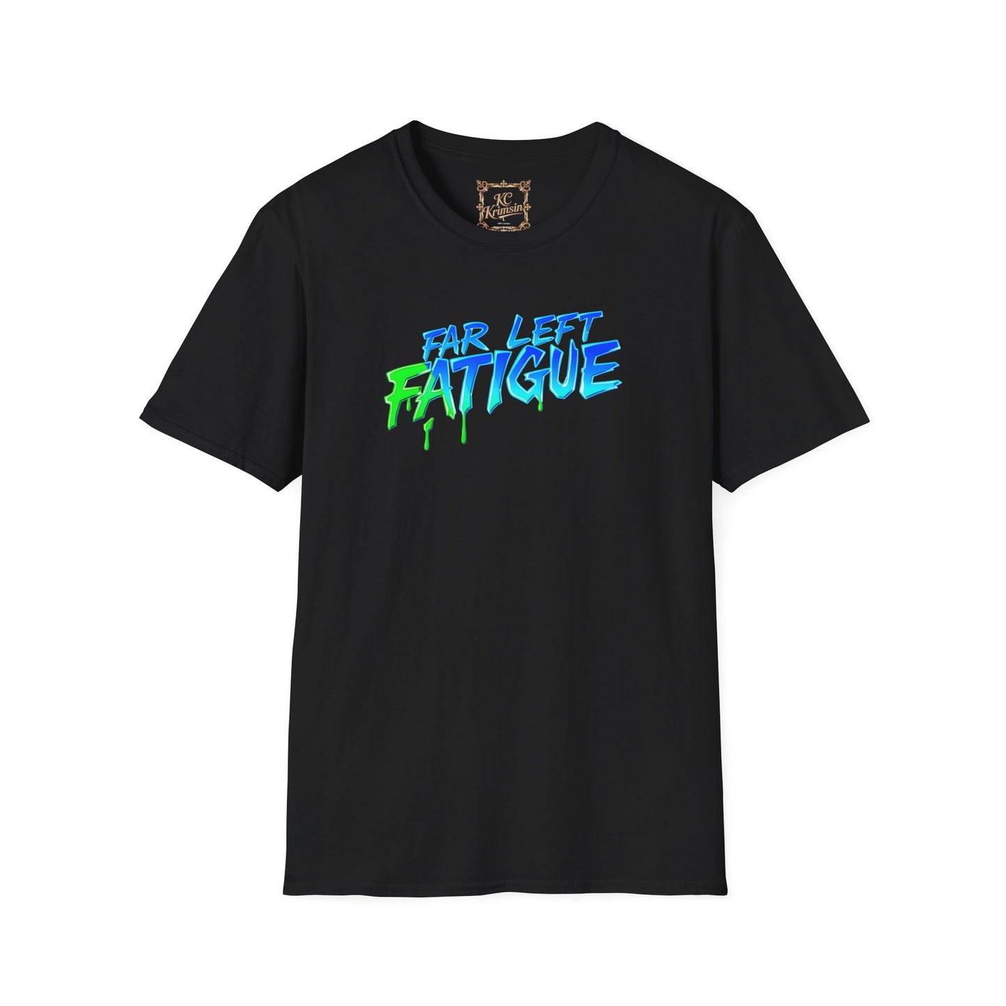 Far Left Fatigue  tee, Unisex Softstyle T-Shirt