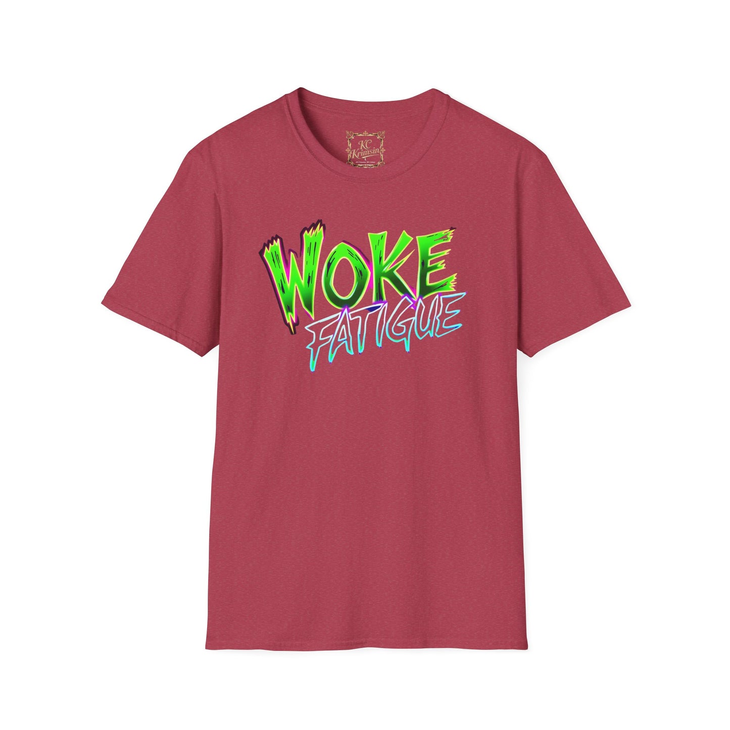 WOKE FATIGUE tee, Unisex Softstyle T-Shirt