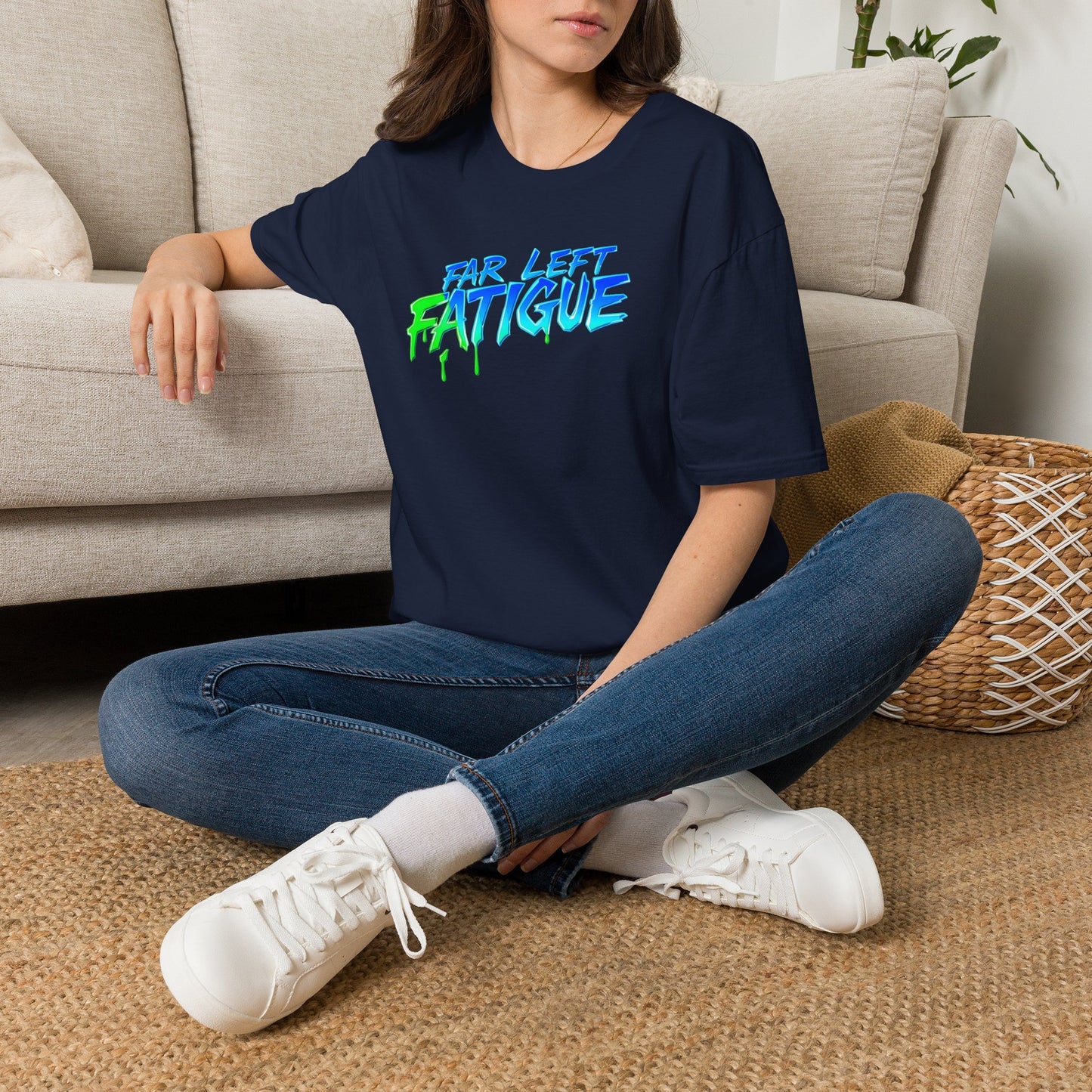 Far Left Fatigue  tee, Unisex Softstyle T-Shirt
