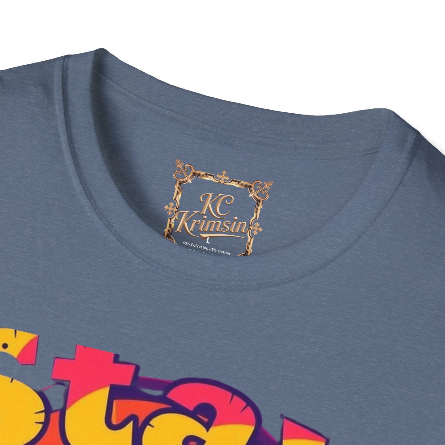 Stay Paws-itive, happy dog tee, Unisex Softstyle T-Shirt