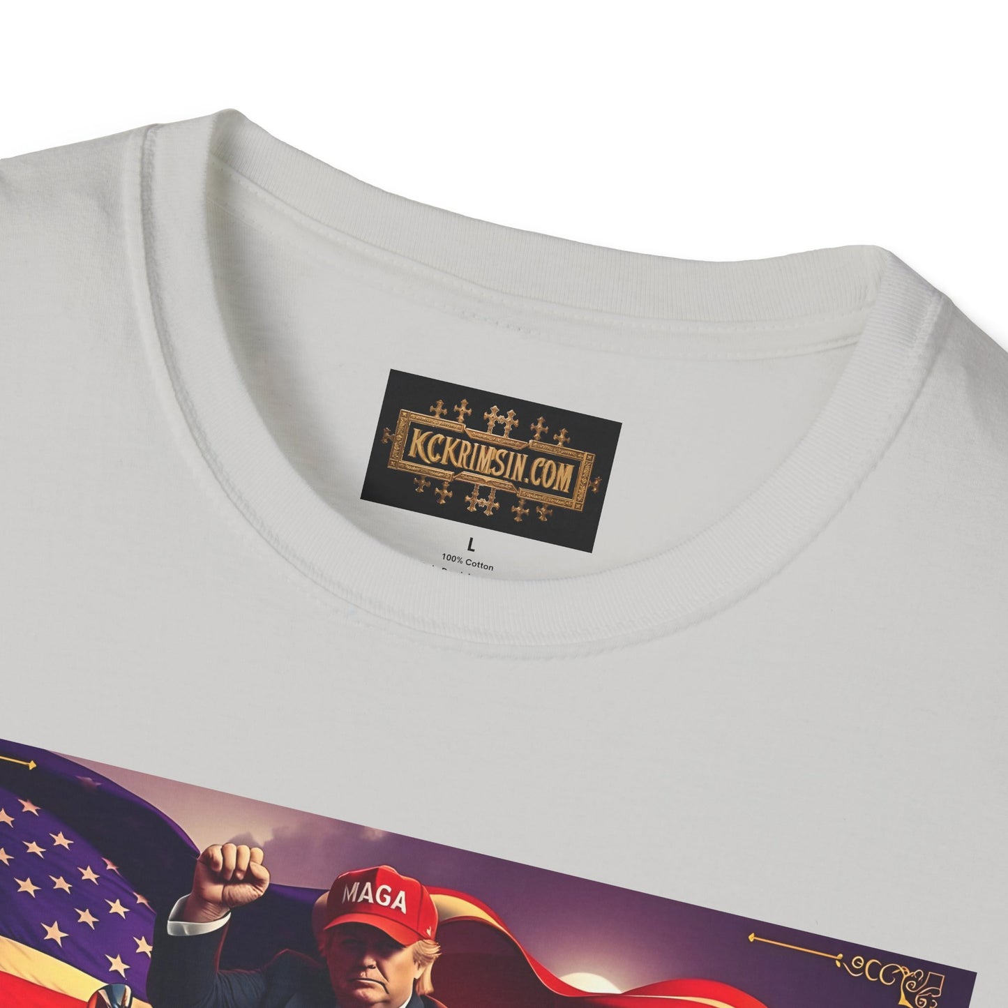 Graphic Tee - Donald Trump Fight for Freedom Motorcycle Shirt by KC KRIMSIN (Copy)