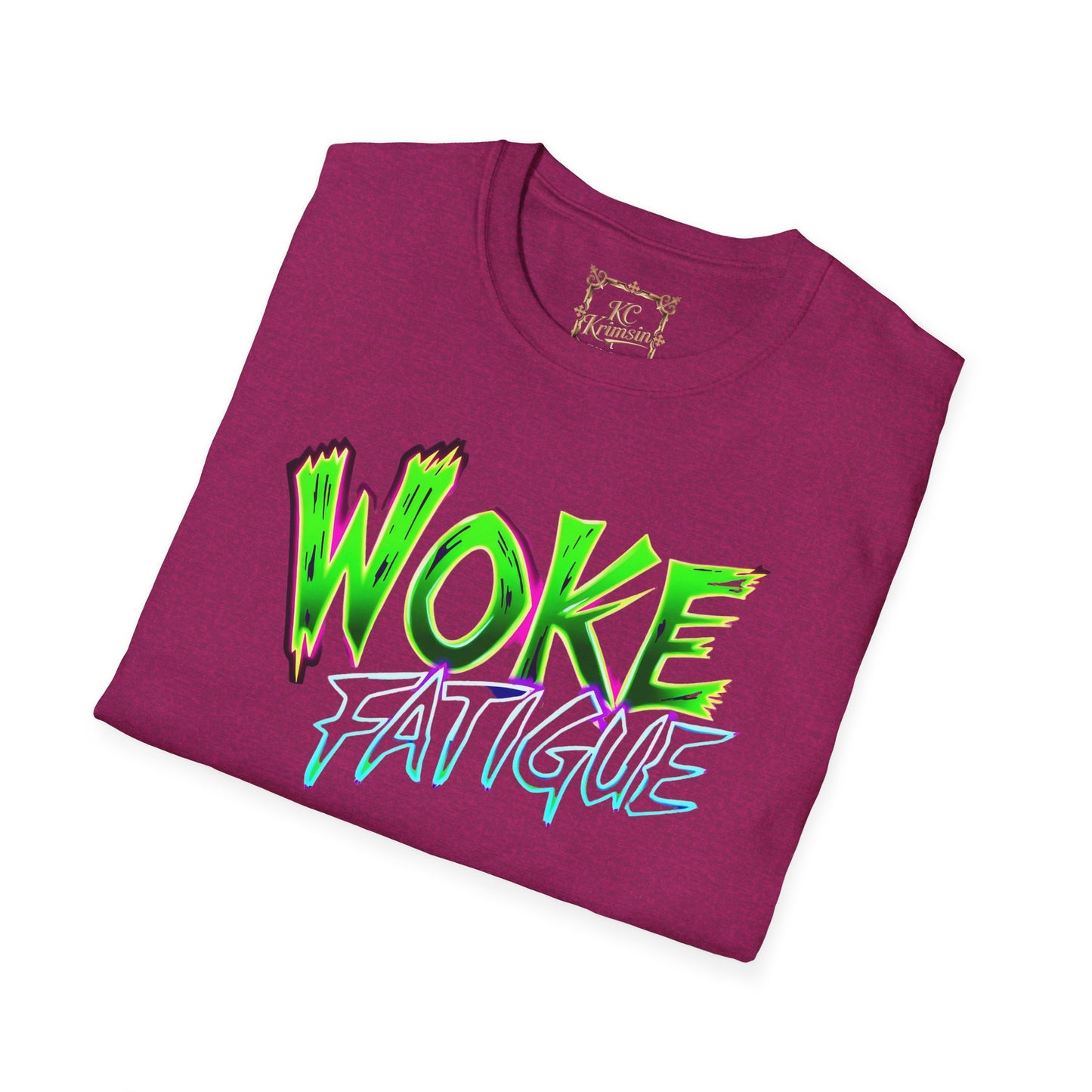 WOKE FATIGUE tee, Unisex Softstyle T-Shirt