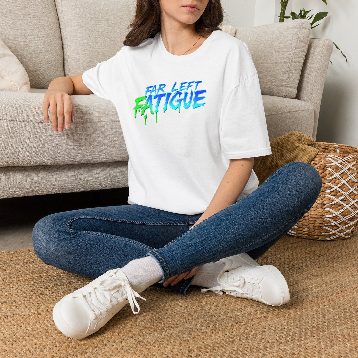 Far Left Fatigue  tee, Unisex Softstyle T-Shirt