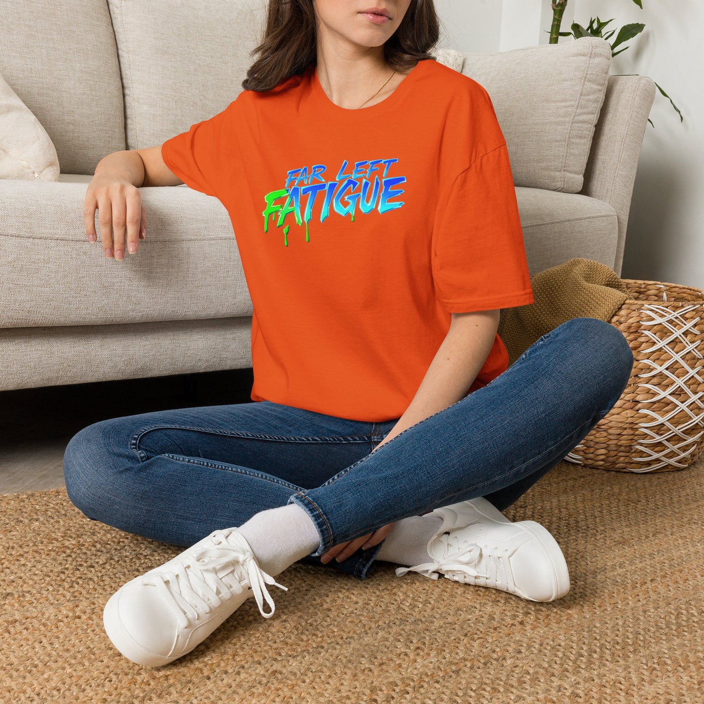 Far Left Fatigue  tee, Unisex Softstyle T-Shirt