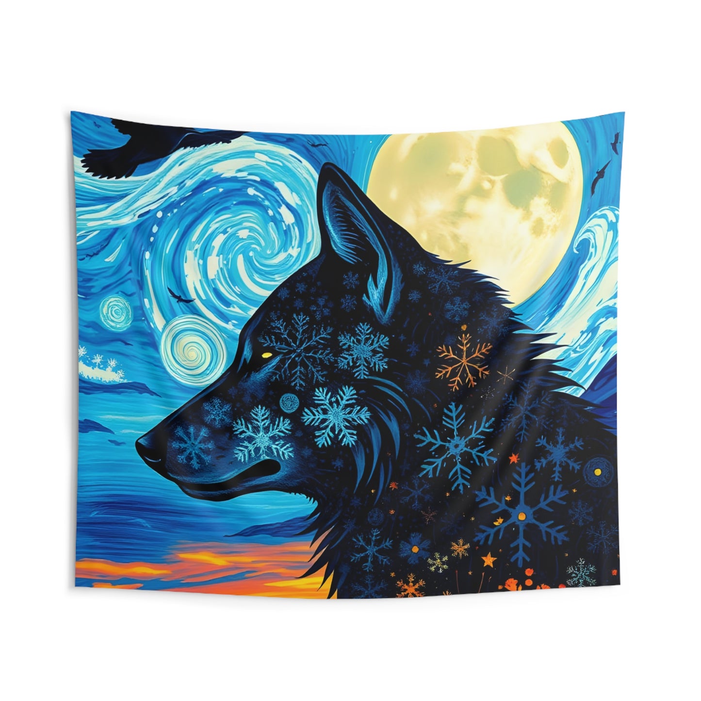 "Winter Watchers" by KC KRIMSIN Indoor Wall Tapestries