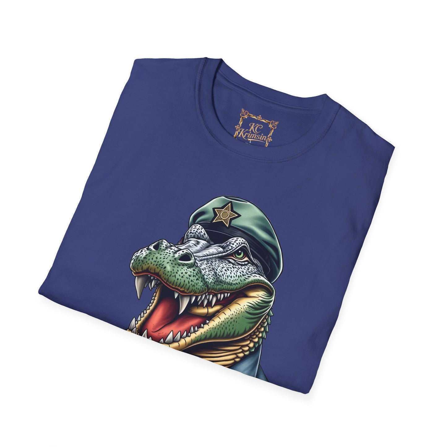 Alligator Alcatraz tee, by KC KRIMSIN Unisex Softstyle T-Shirt