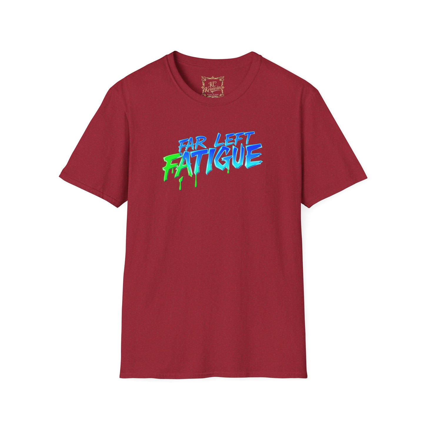 Far Left Fatigue  tee, Unisex Softstyle T-Shirt