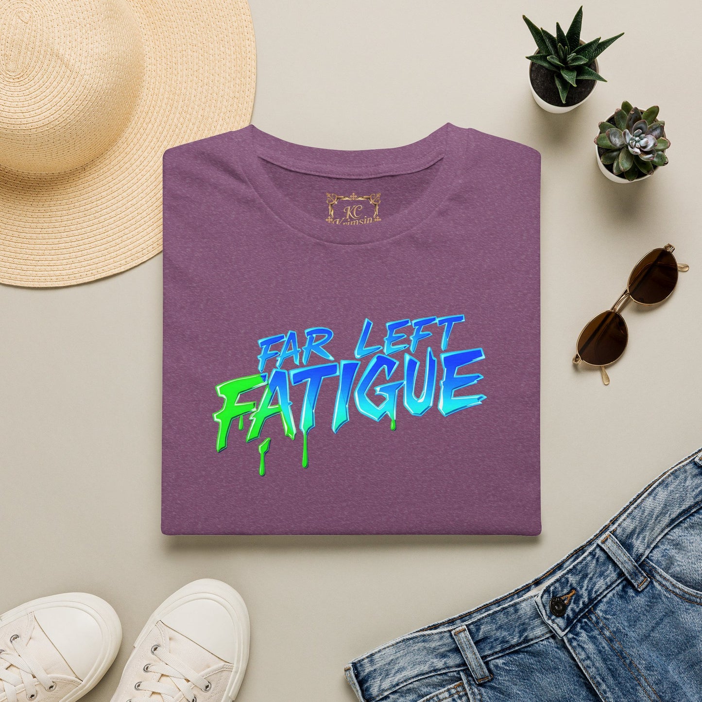 Far Left Fatigue  tee, Unisex Softstyle T-Shirt