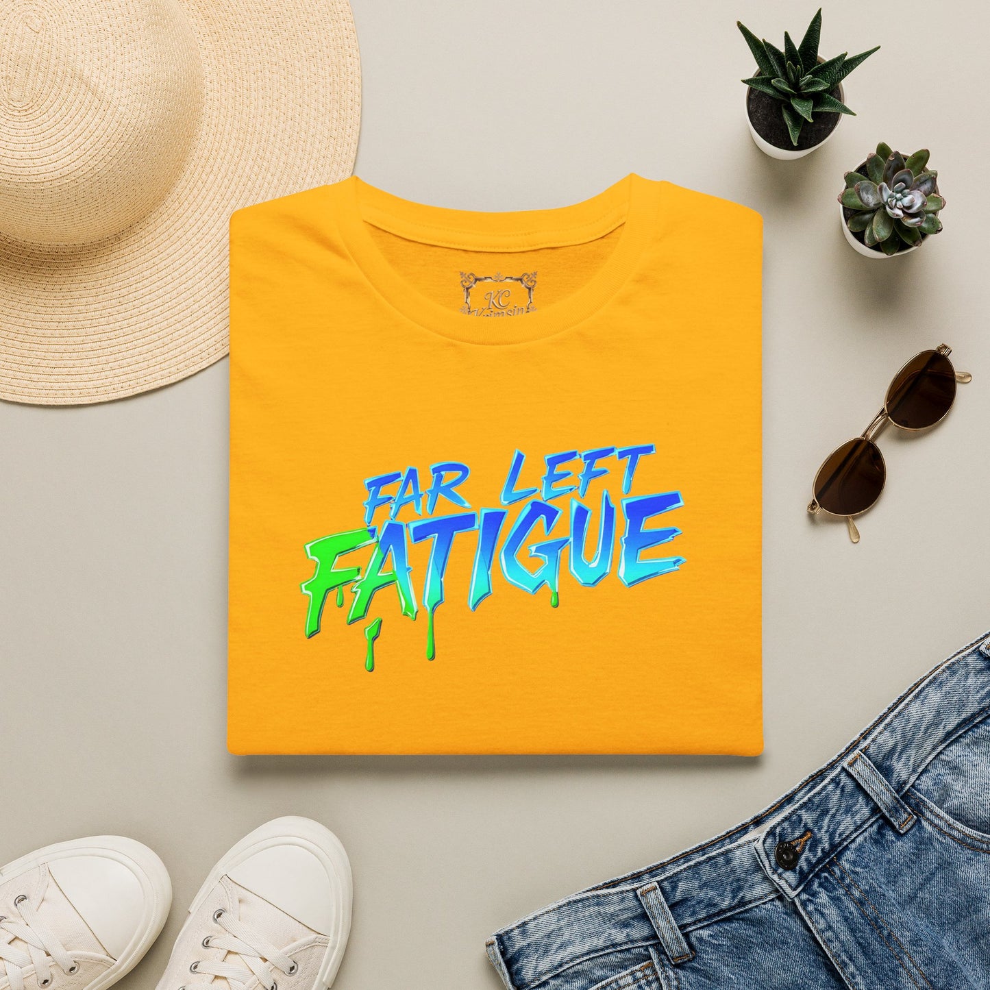 Far Left Fatigue  tee, Unisex Softstyle T-Shirt