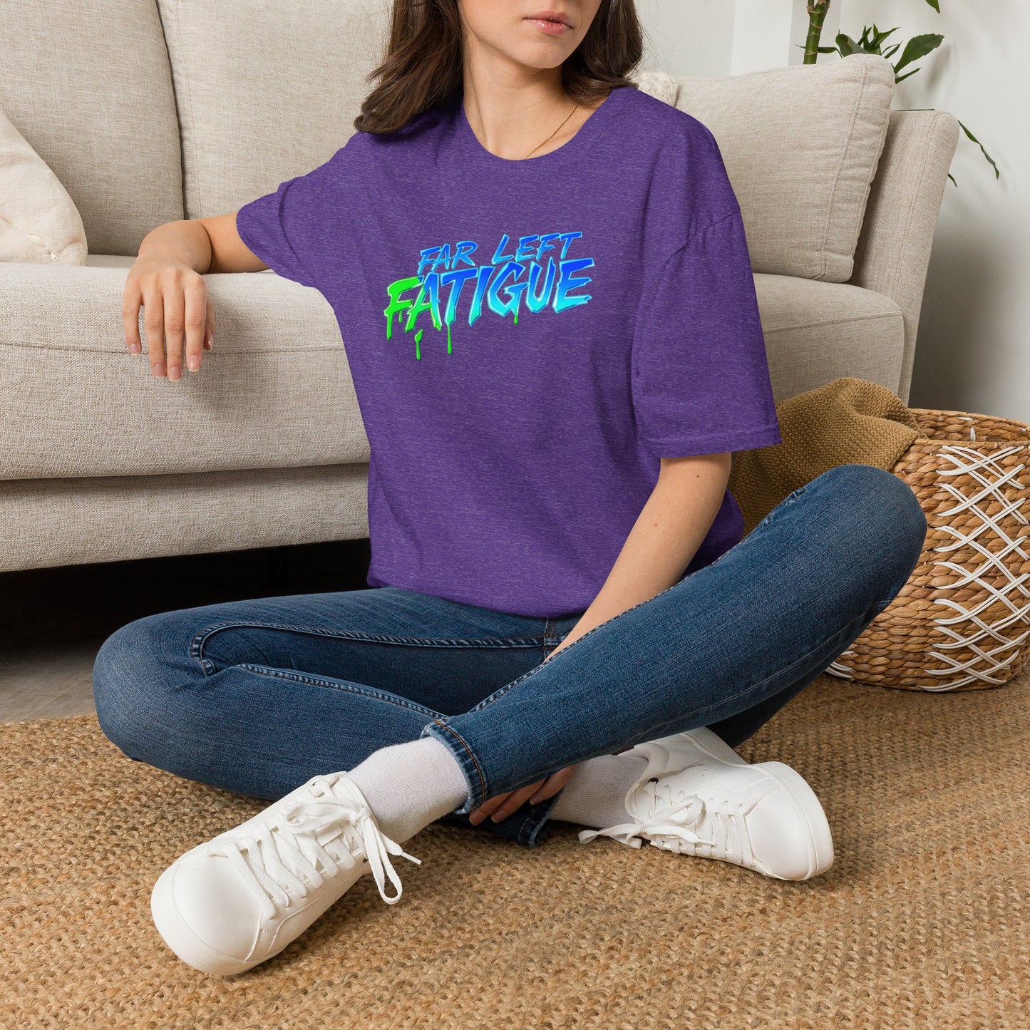 Far Left Fatigue  tee, Unisex Softstyle T-Shirt