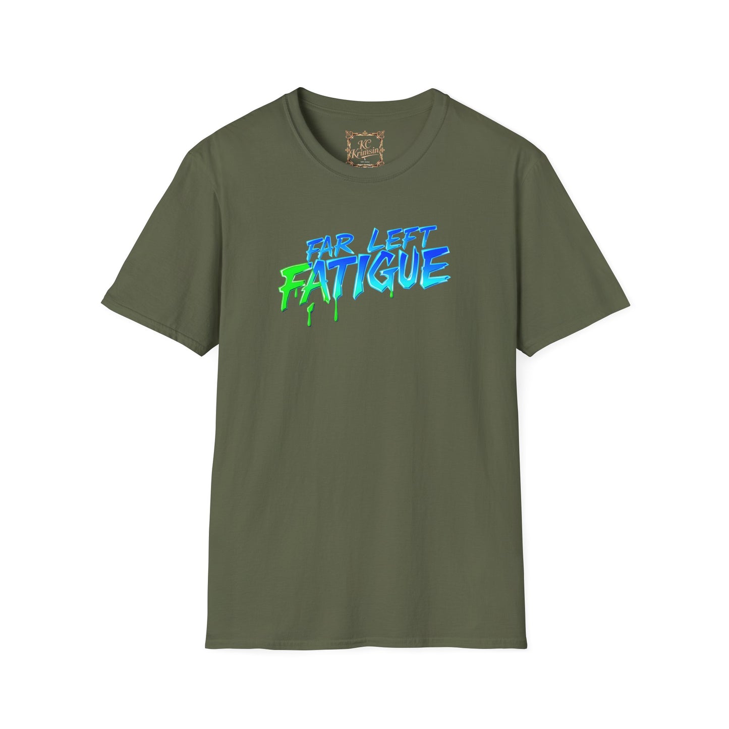 Far Left Fatigue  tee, Unisex Softstyle T-Shirt