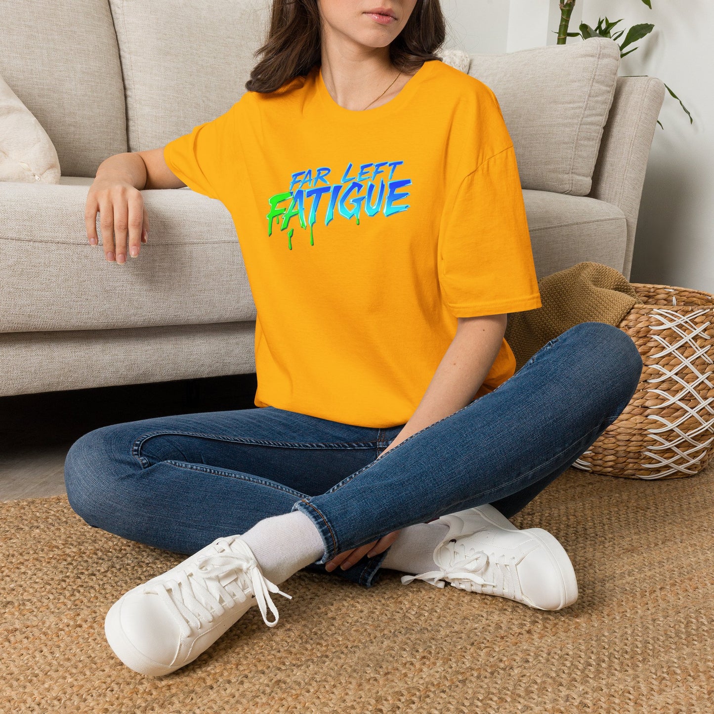 Far Left Fatigue  tee, Unisex Softstyle T-Shirt