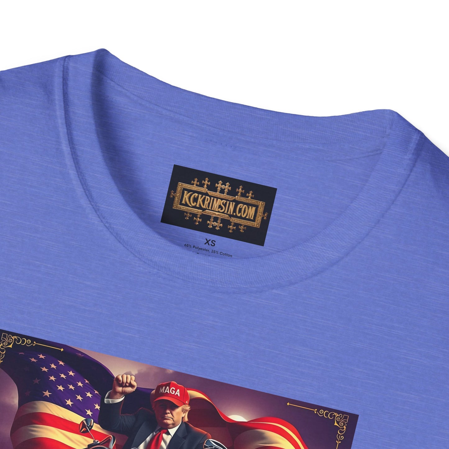 Graphic Tee - Donald Trump Fight for Freedom Motorcycle Shirt by KC KRIMSIN (Copy)