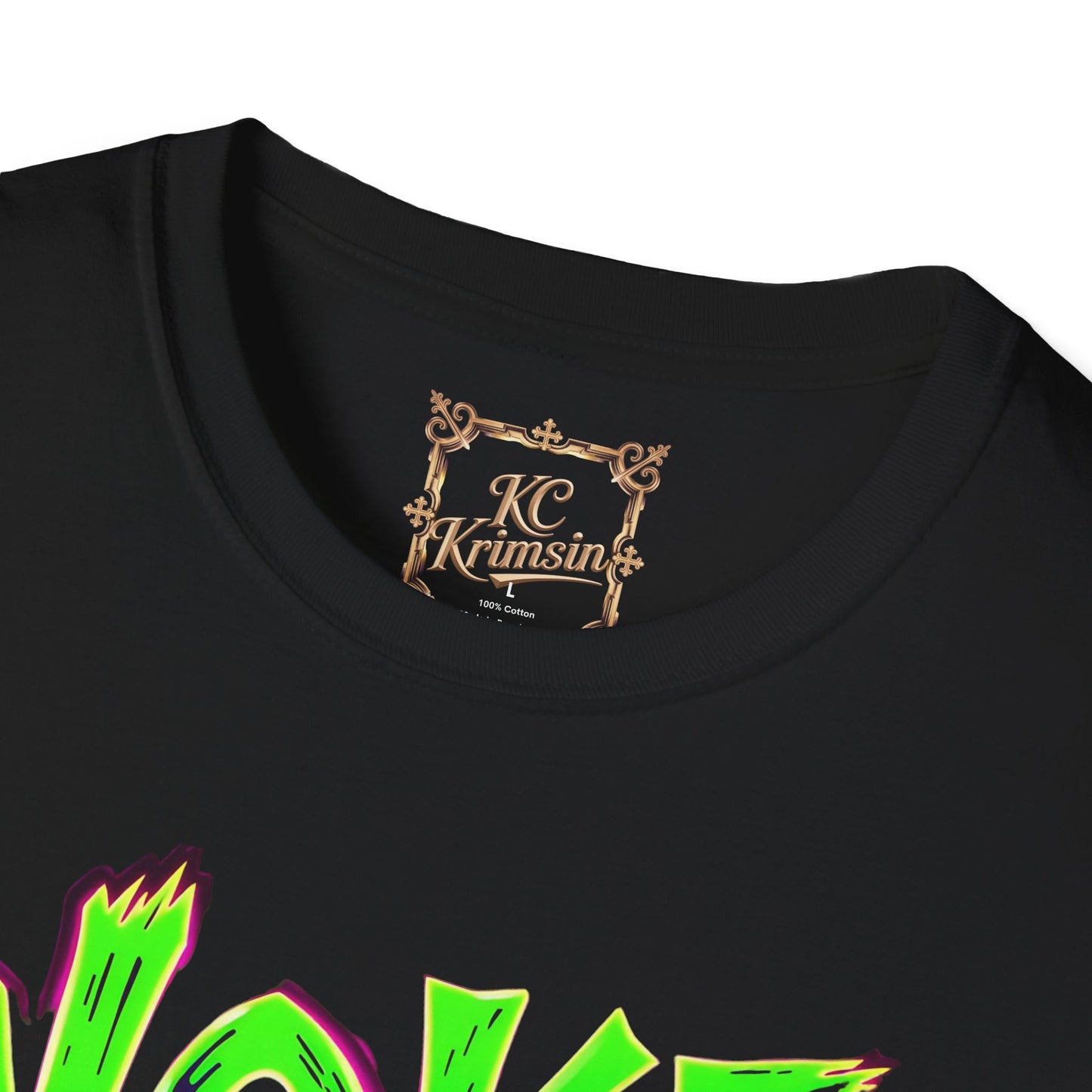 WOKE FATIGUE tee, Unisex Softstyle T-Shirt