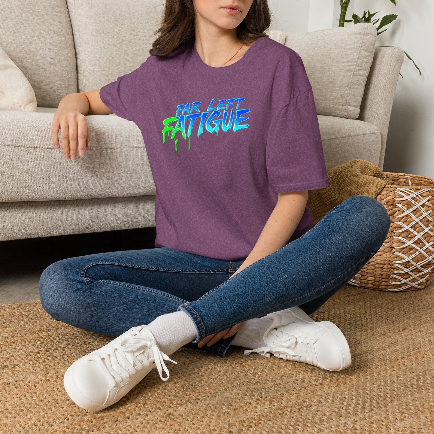 Far Left Fatigue  tee, Unisex Softstyle T-Shirt