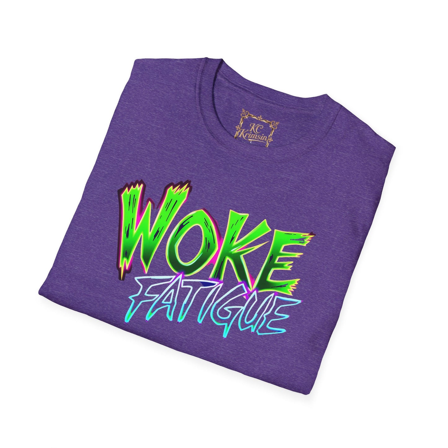 WOKE FATIGUE tee, Unisex Softstyle T-Shirt
