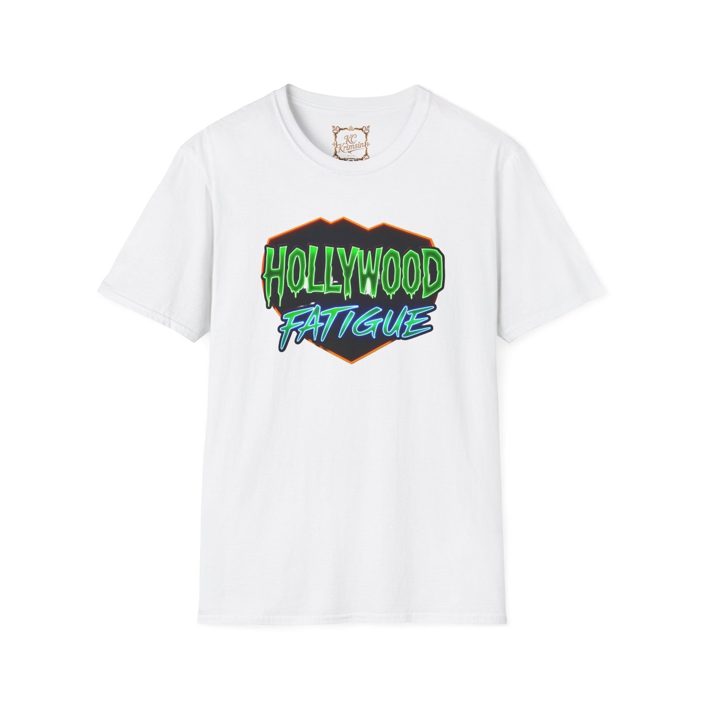 Hollywood Fatigue (tired of celebrities) tee, Unisex Softstyle T-Shirt