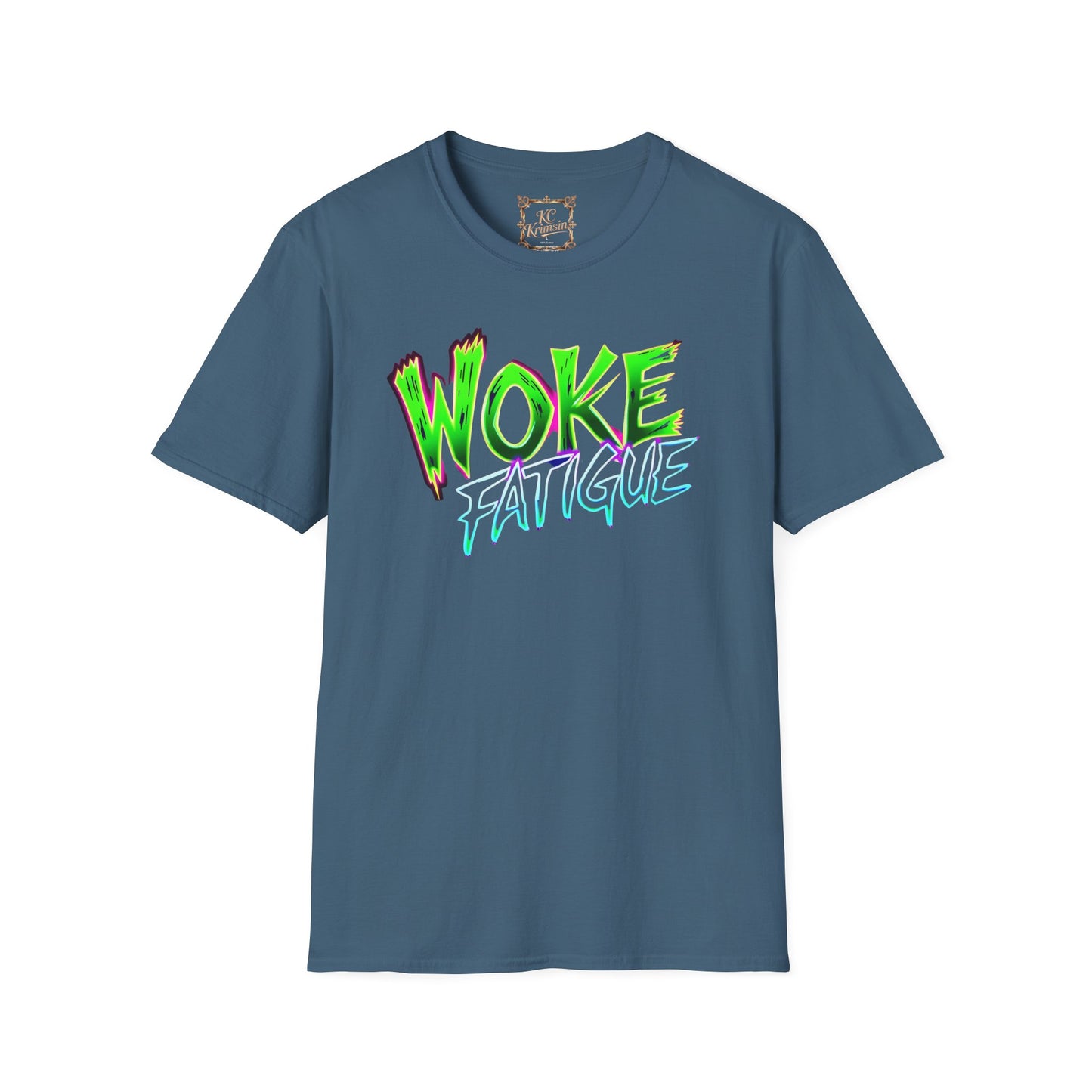 WOKE FATIGUE tee, Unisex Softstyle T-Shirt