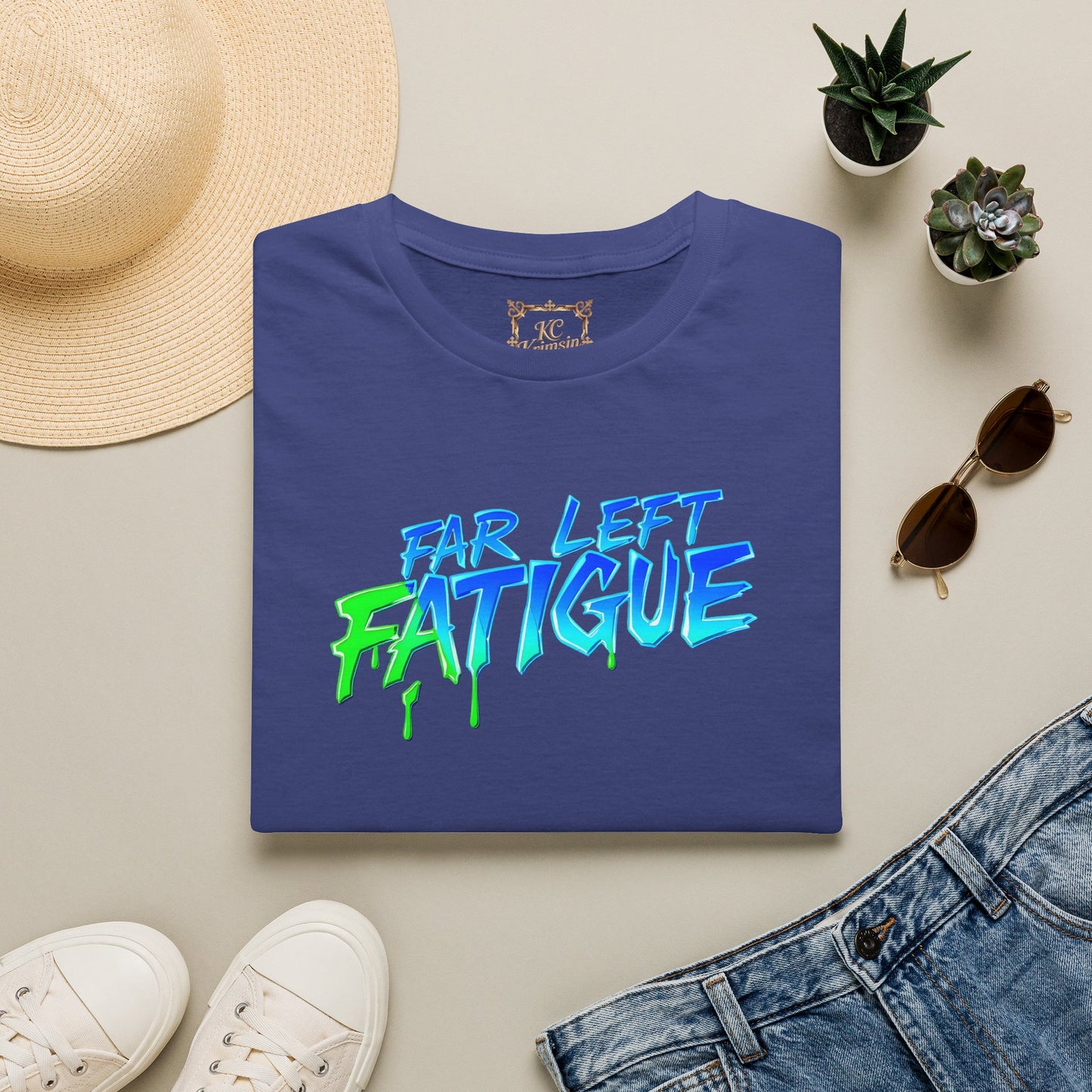 Far Left Fatigue  tee, Unisex Softstyle T-Shirt
