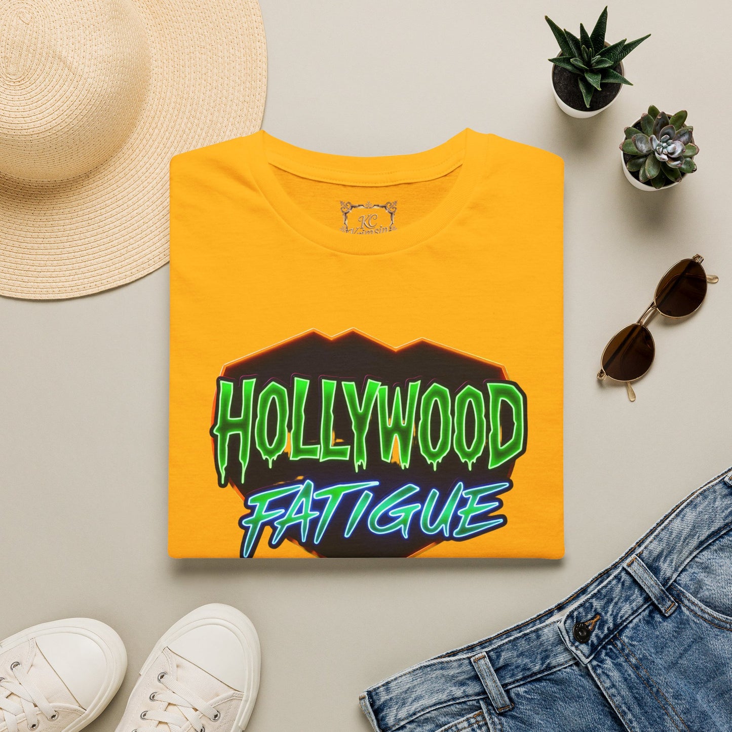 Hollywood Fatigue (tired of celebrities) tee, Unisex Softstyle T-Shirt