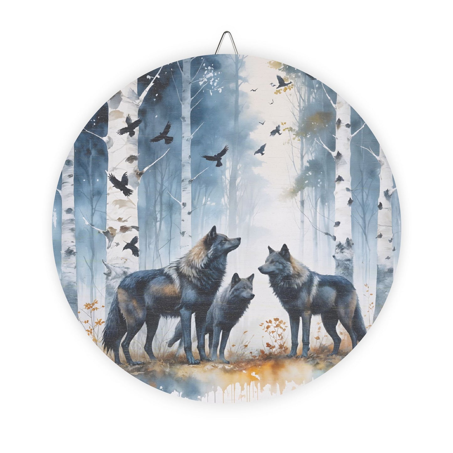 Family Meeting by KC KRIMSIN Wood Signs