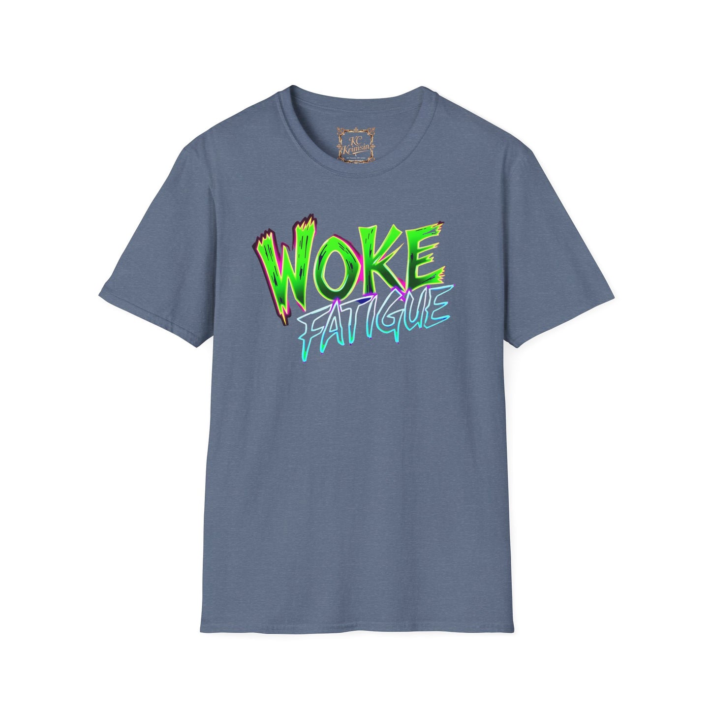 WOKE FATIGUE tee, Unisex Softstyle T-Shirt