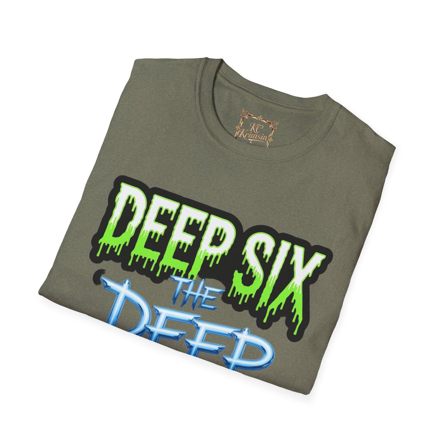 DEEP SIX the DEEP STATE  tee, Unisex Softstyle T-Shirt