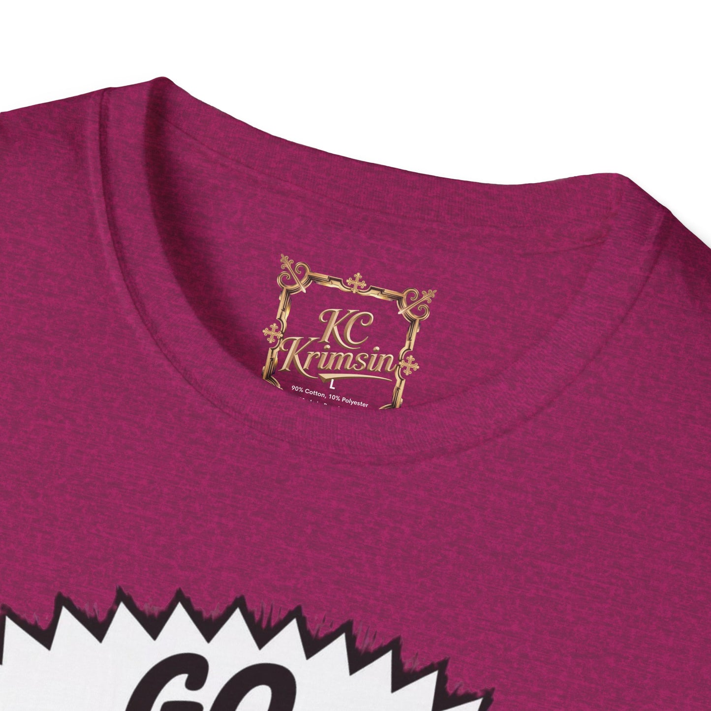 GO DESTRUCT YOURSELF robot tee, Unisex Softstyle T-Shirt