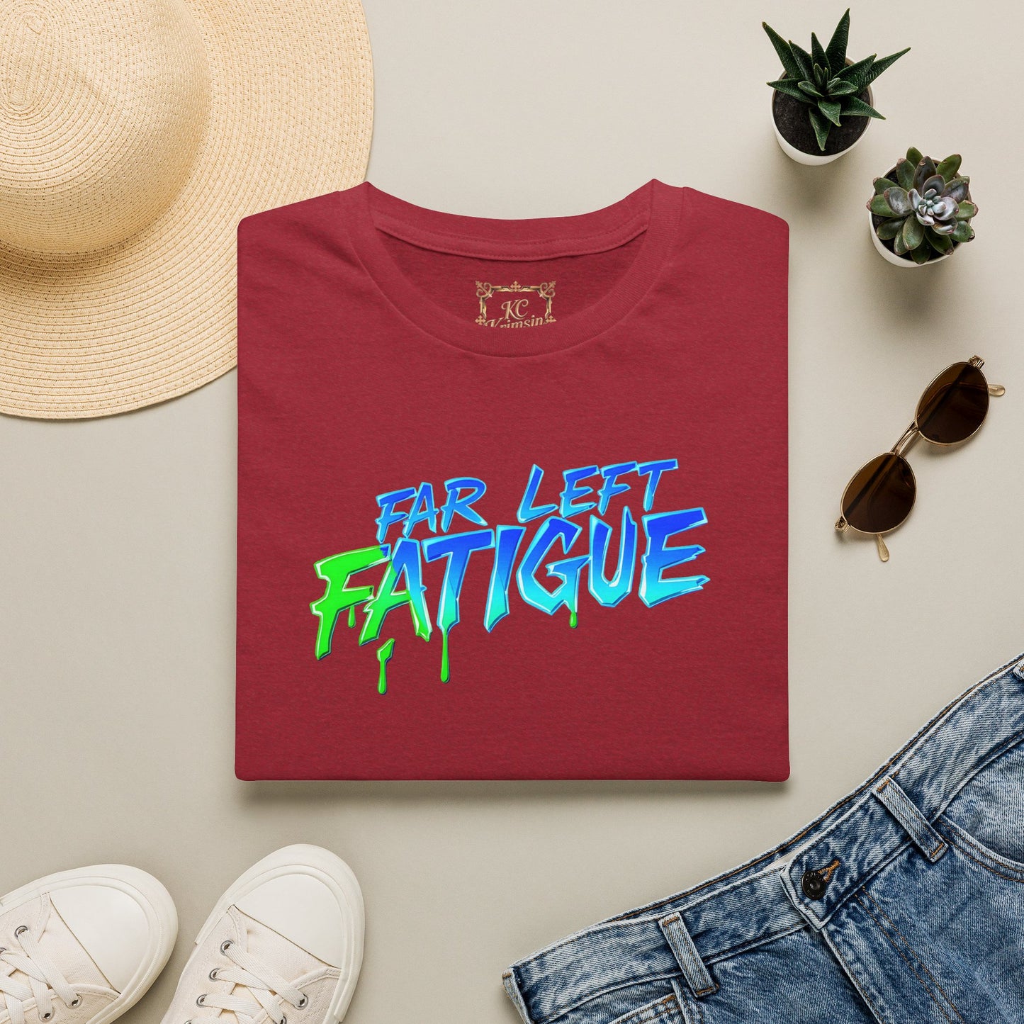 Far Left Fatigue  tee, Unisex Softstyle T-Shirt