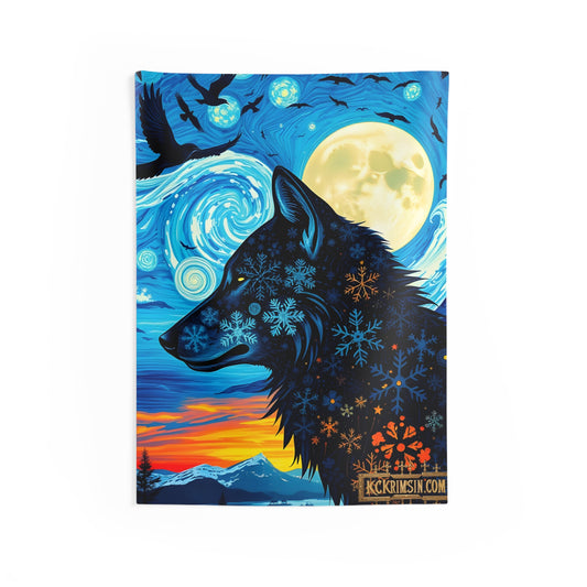 "Winter Watchers" by KC KRIMSIN Indoor Wall Tapestries