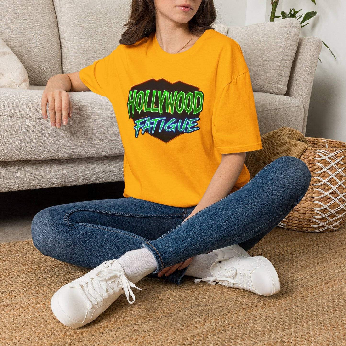 Hollywood Fatigue (tired of celebrities) tee, Unisex Softstyle T-Shirt