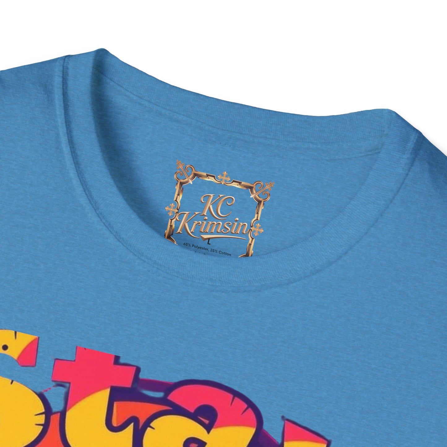 Stay Paws-itive, happy dog tee, Unisex Softstyle T-Shirt