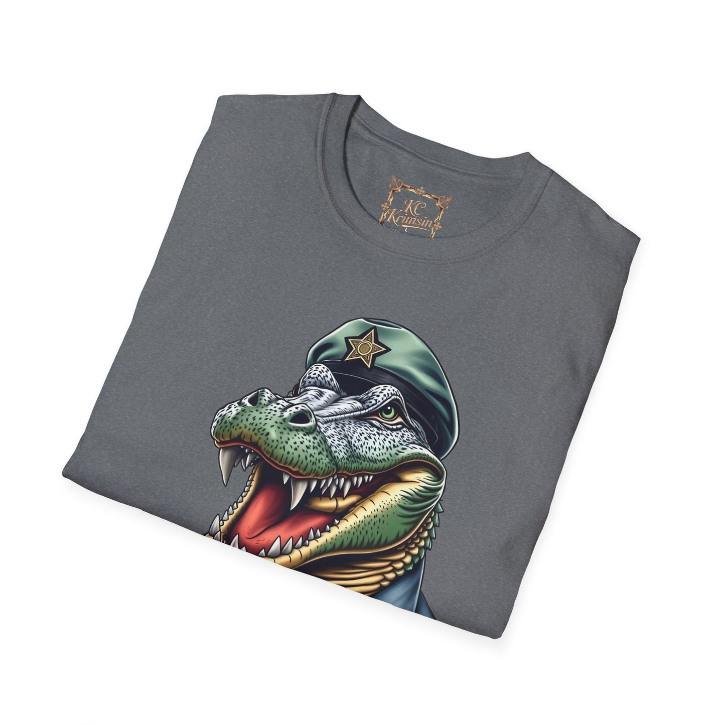 Alligator Alcatraz tee, by KC KRIMSIN Unisex Softstyle T-Shirt