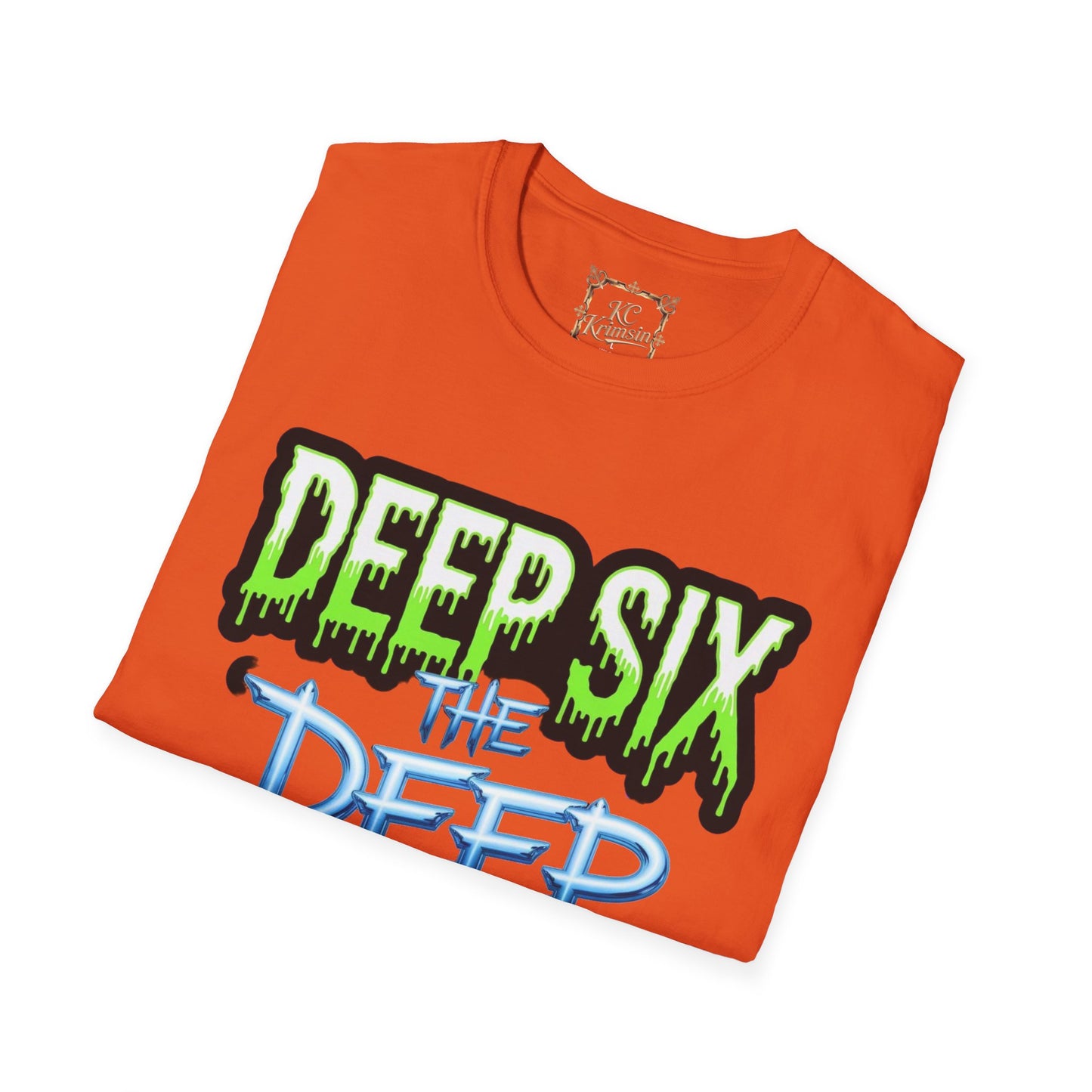 DEEP SIX the DEEP STATE  tee, Unisex Softstyle T-Shirt