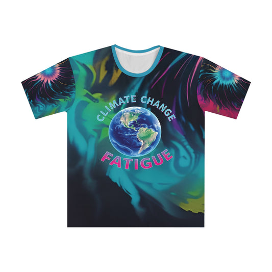 Colorful tye dye style CLIMATE CHANGE FATIGUE T-shirt Shirt