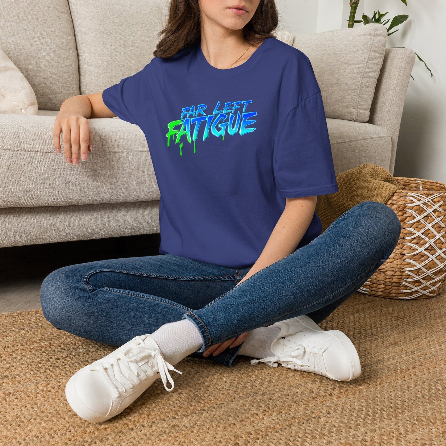 Far Left Fatigue  tee, Unisex Softstyle T-Shirt