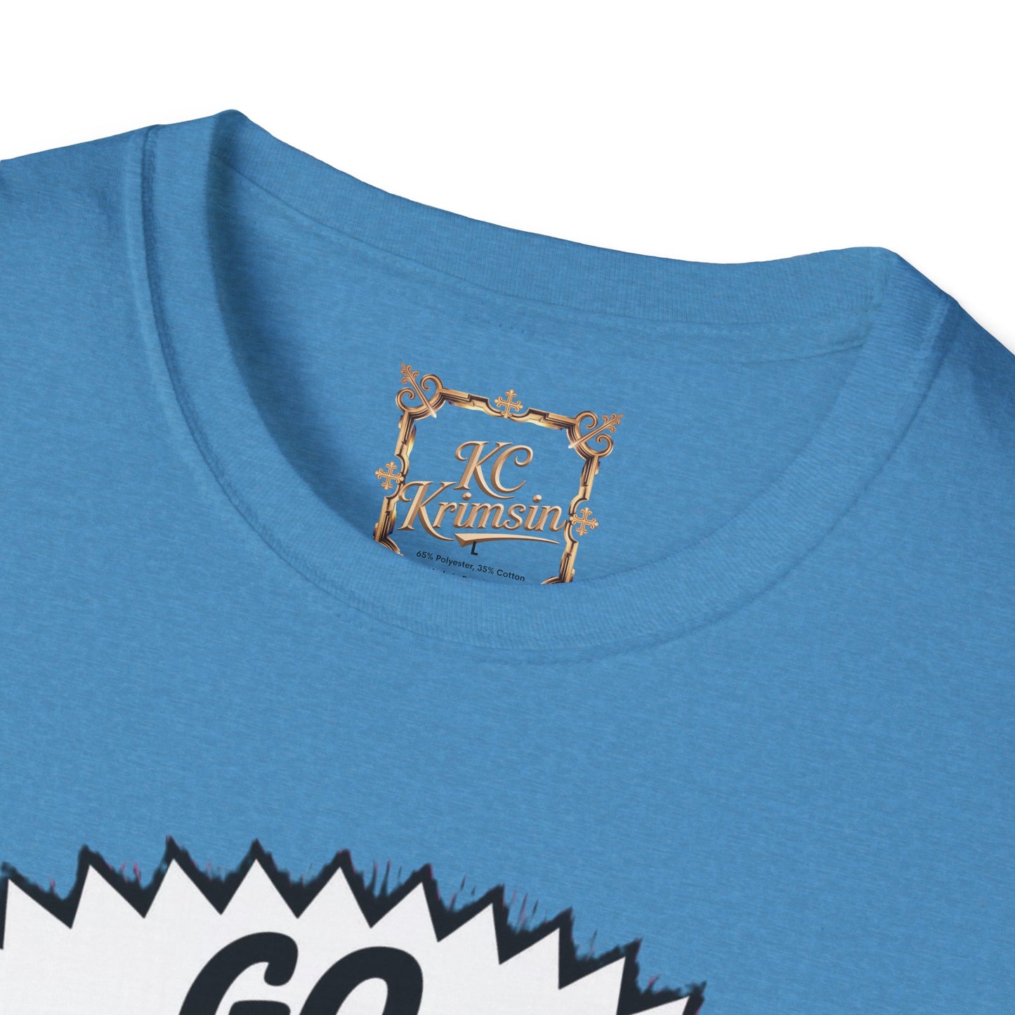 GO DESTRUCT YOURSELF robot tee, Unisex Softstyle T-Shirt