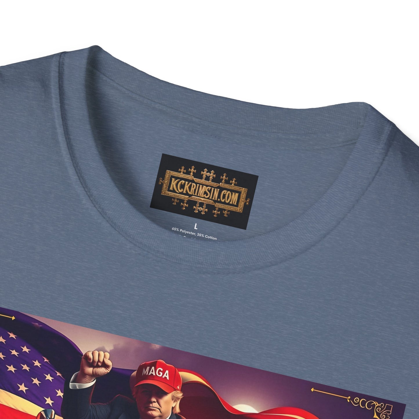 Graphic Tee - Donald Trump Fight for Freedom Motorcycle Shirt by KC KRIMSIN (Copy)